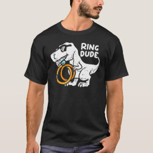 T-shirt Enfants Ring Dude Rex Dinosaur Ring Porteur Mariag