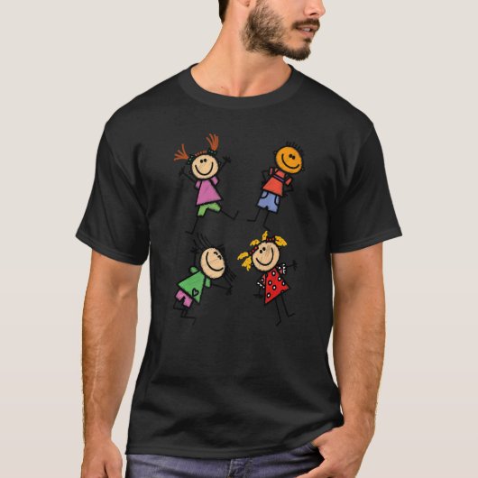 T-shirt Enfants Romping joyeux (Devant)