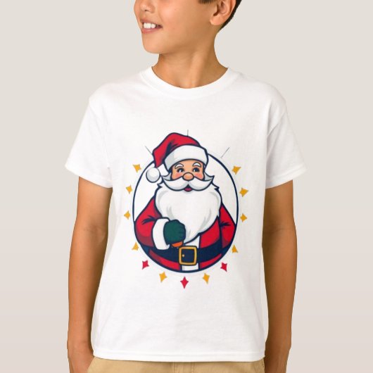 T-shirt enfants Santa (Devant)