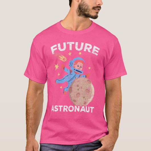 T-shirt Enfants Sciences spatiales Lune Galaxie Future Ast (Devant)