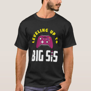 T-shirt Enfants Se Leveler Jusqu'À La Grande Soeur Gamer G