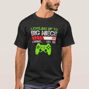 T-shirt Enfants Se Leveling Jusqu'À Big Niece Est 2023 Nou