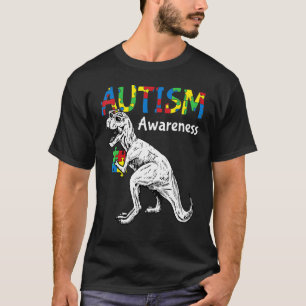 T-shirt Enfants Sensibilisation sur l'autisme Dino Autisti