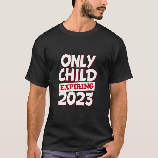 T-shirt Enfants Seulement Enfants Expiration 2023 Garçons (Devant)
