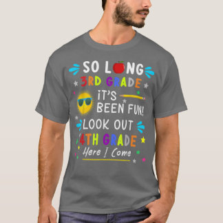 T-shirt Enfants si long 3e année ici Je viens 4e année Gra