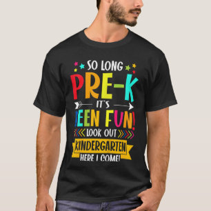 T-shirt Enfants Si Longs Pré K Kindergarten Ici Je Viens G