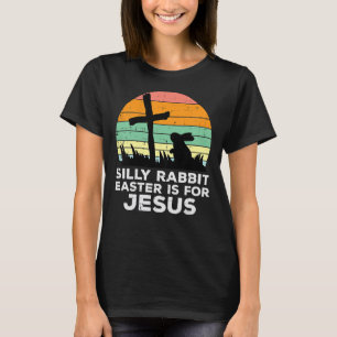 T-shirt Enfants Silly Rabbit Pâques Est Pour Jésus Chrétie
