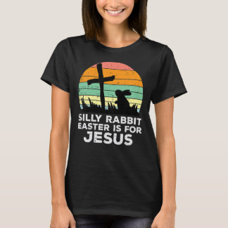 T-shirt Enfants Silly Rabbit Pâques Est Pour Jésus Chrétie