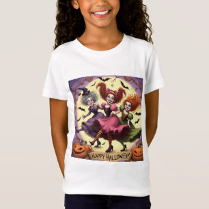 T-Shirt Enfants sorcières sottes T Chemise Halloween