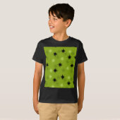 T-shirt Enfants - Starbursts Vert Atomique (Devant entier)