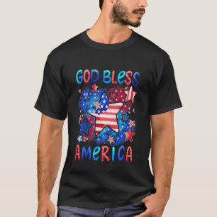 T-shirt Enfants Sympa Drapeau Américain Garçons Et Filles