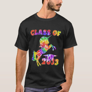 T-shirt Enfants Tie Dye Unicorn Kindergarten Graduation Cl