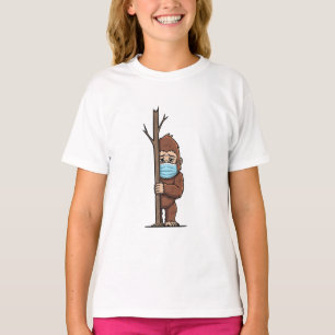 T-shirt Enfants timides de Sasquatch masqués