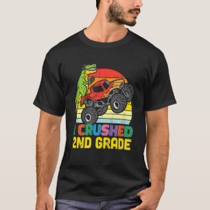 T-shirt Enfants Trex Monster Truck I broyé 2e grade Dernie