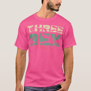 T-shirt Enfants Trois Rex Dinosaure Anniversaire Pour 3E A