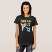 T-shirt Enfants Unicorn Karate Naissance 12 Karate (Devant entier)
