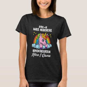 T-shirt Enfants Unicorn Rainbow Pre K Magique Kindergarten