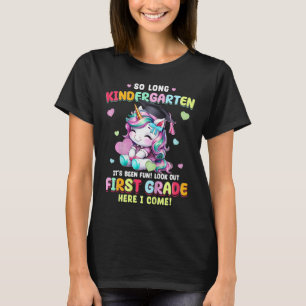 T-shirt Enfants Unicorn si longue maternelle Graduation De