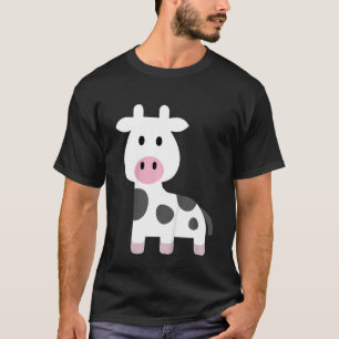 T-shirt Enfants Vache drôle Moo mignonne Vaches d'animaux 