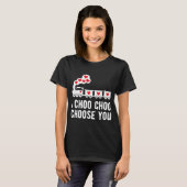 T-shirt Enfants Valentine's Day Choo Choo Train Hearts for (Devant entier)