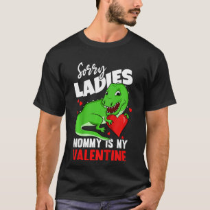 T-shirt Enfants Valentines Jour Maman Est Mon Valentine Re