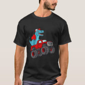 T-shirt Enfants Valentines Jour T Rex équitation Monster T (Devant)