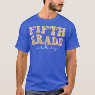 T-shirt Enfants Vibes de cinquième année Fleurs Super Ense