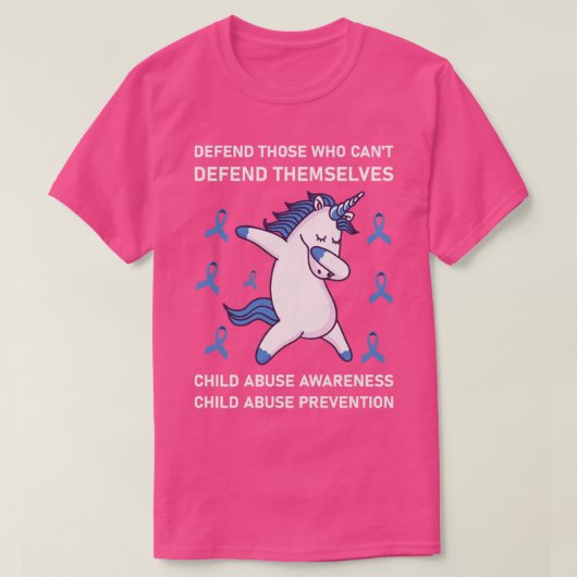 T-shirt Enfants victimes de violence Survivant Prévention  (Design devant)