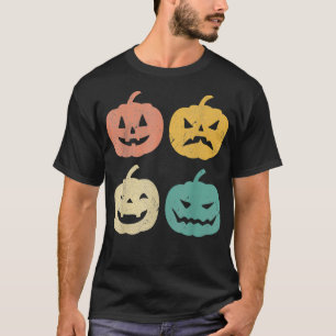 T-shirt Enfants Vintage Halloween Citrouille Costume Citro