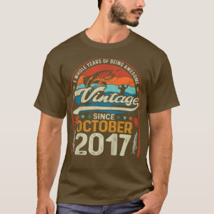 T-shirt Enfants Vintage octobre 2017 5 ans Amoureux de la