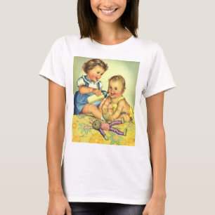 T-shirt Enfants vintage, tout-petits heureux et mignons so