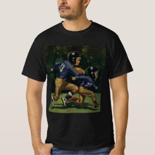 T-shirt Enfants vintages, Garçons Jouant Au Football, Spor