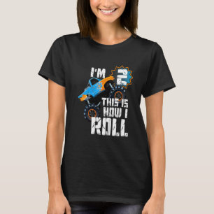 T-shirt Enfants Voici comment je roule Monster Truck 2e an