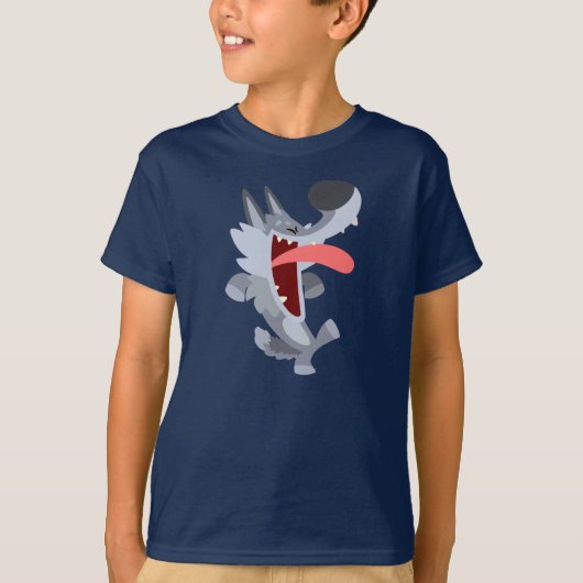 T-shirt Enfants Wolf Dansant Cute (Devant)