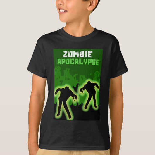 T-shirt Enfants Zombie Apocalypse (Devant)
