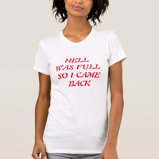 T-shirt enfer (Devant)