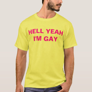 T-shirt enfer ouais je suis gai