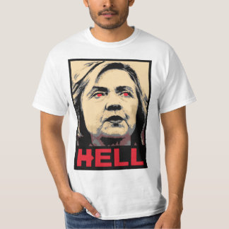 T-shirt Enfer tordu de Hillary Clinton - Anti-Hillary