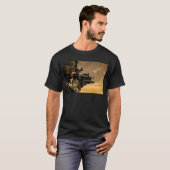T-shirt Enfermer de Shell mis le feu d'un fusil M-4 (Devant entier)