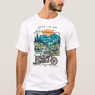 T-shirt Enfield himalayan conceptions