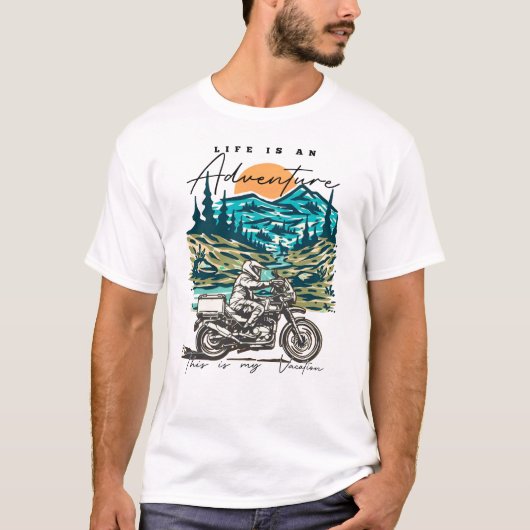 T-shirt Enfield himalayan conceptions (Devant)