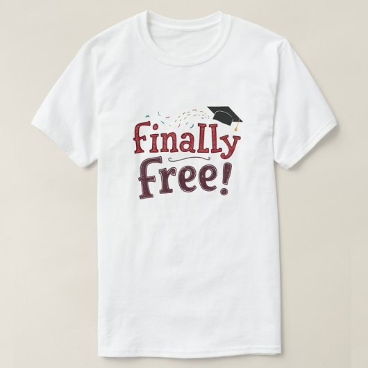 T-shirt Enfin Gratuit ! (Design devant)