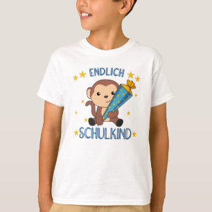 T-shirt Enfin Schokind Monkey School Sac Rock Le
