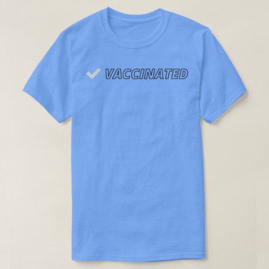 T-shirt Enfin vacciné (Design devant)