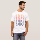 T-shirt ENFJ MBTI - Personnalité protagoniste - MyersBrigg (Devant entier)