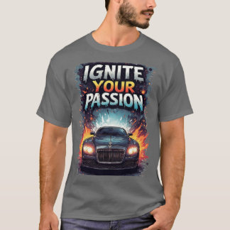 T-shirt 🏎️ Enflammer la couleur éclatante de la voiture d
