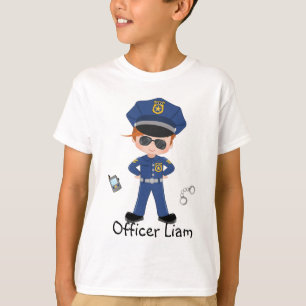 T-shirt Enforcment personnalisé de loi de policier de