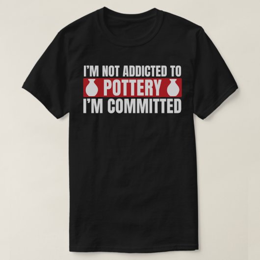 T-shirt Engagé À Pottery Funny Potter Clay (Design devant)