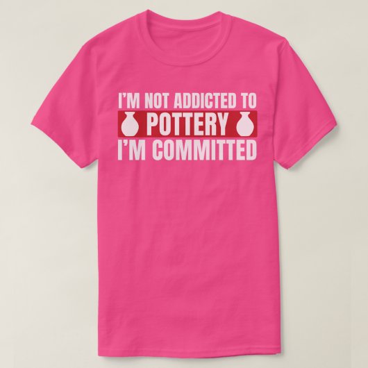 T-shirt Engagé À Pottery Funny Potter Clay (Design devant)