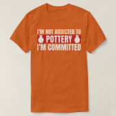 T-shirt Engagé À Pottery Funny Potter Clay (Design devant)